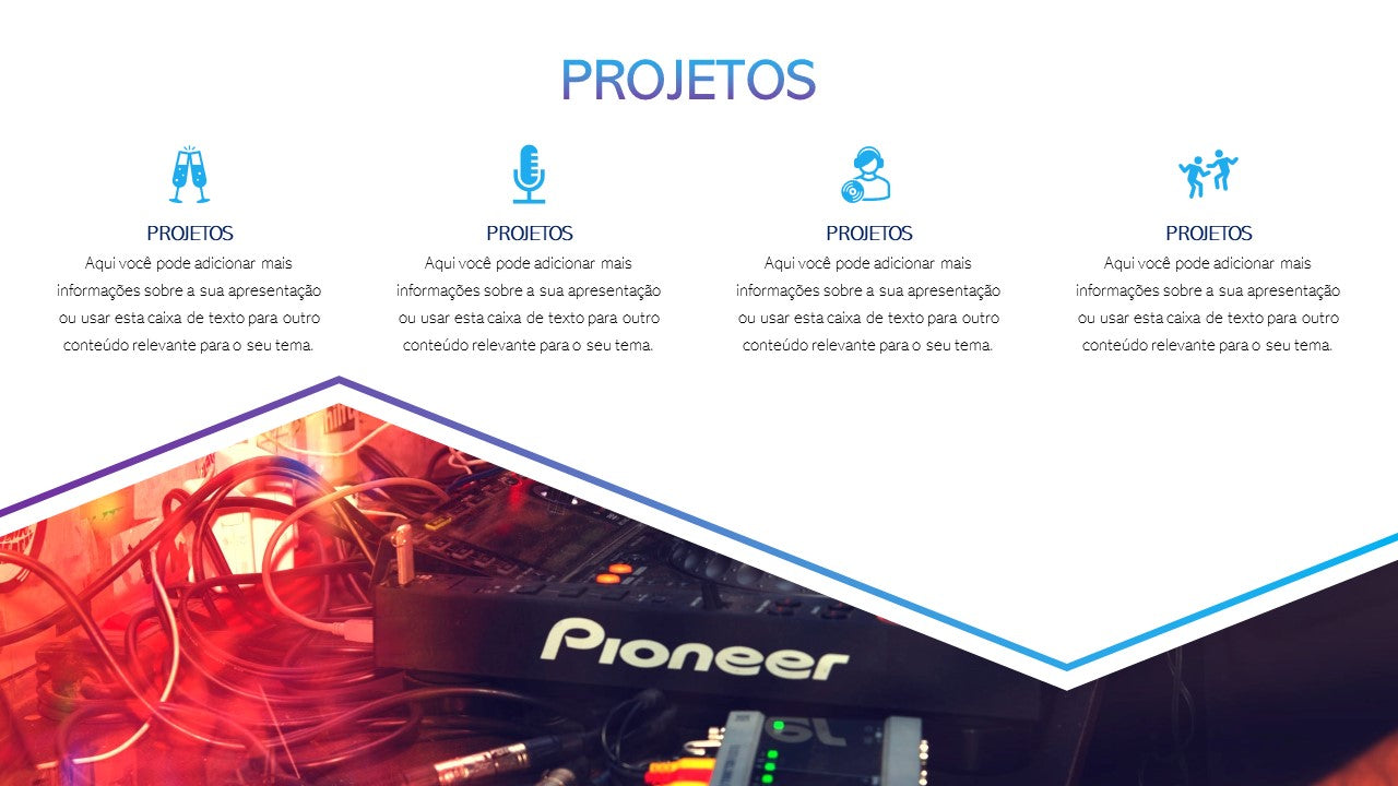 Template PowerPoint Eventos - 30 Slides Profissionais para Festas e Concertos Multiusos