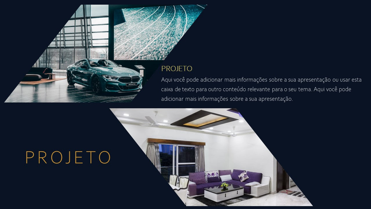 Template PowerPoint Luxo - 30 Slides Premium Sofisticados Multiusos