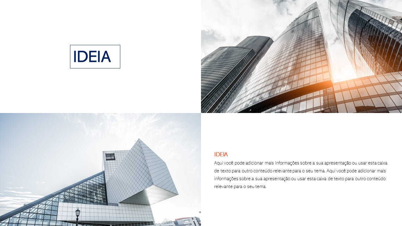 Template PowerPoint Arquitetura Moderna - 30 Slides Profissionais Multiusos