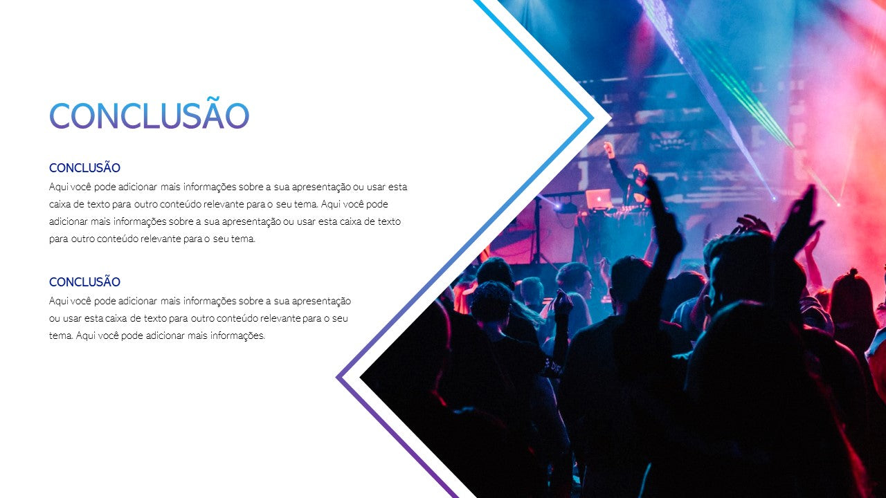 Template PowerPoint Eventos - 30 Slides Profissionais para Festas e Concertos Multiusos