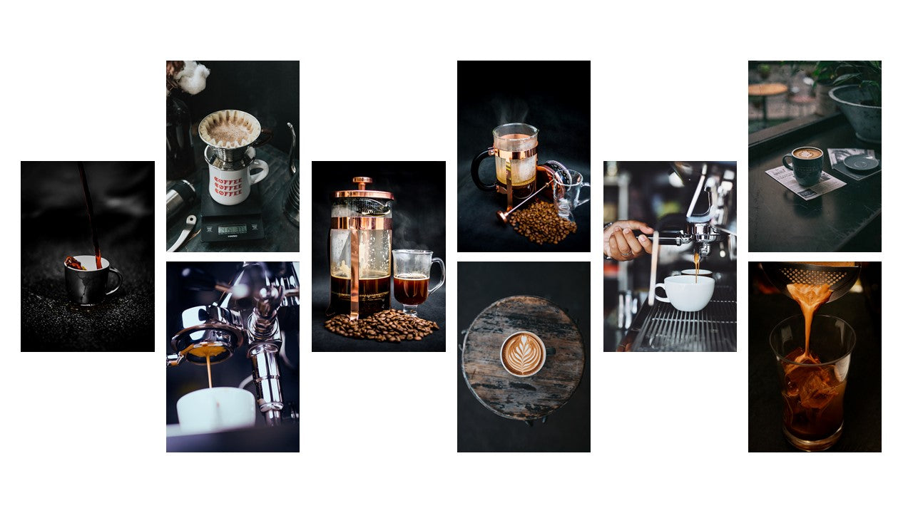 Template PowerPoint Café - 30 Slides Temáticos para Cafetarias Multiusos
