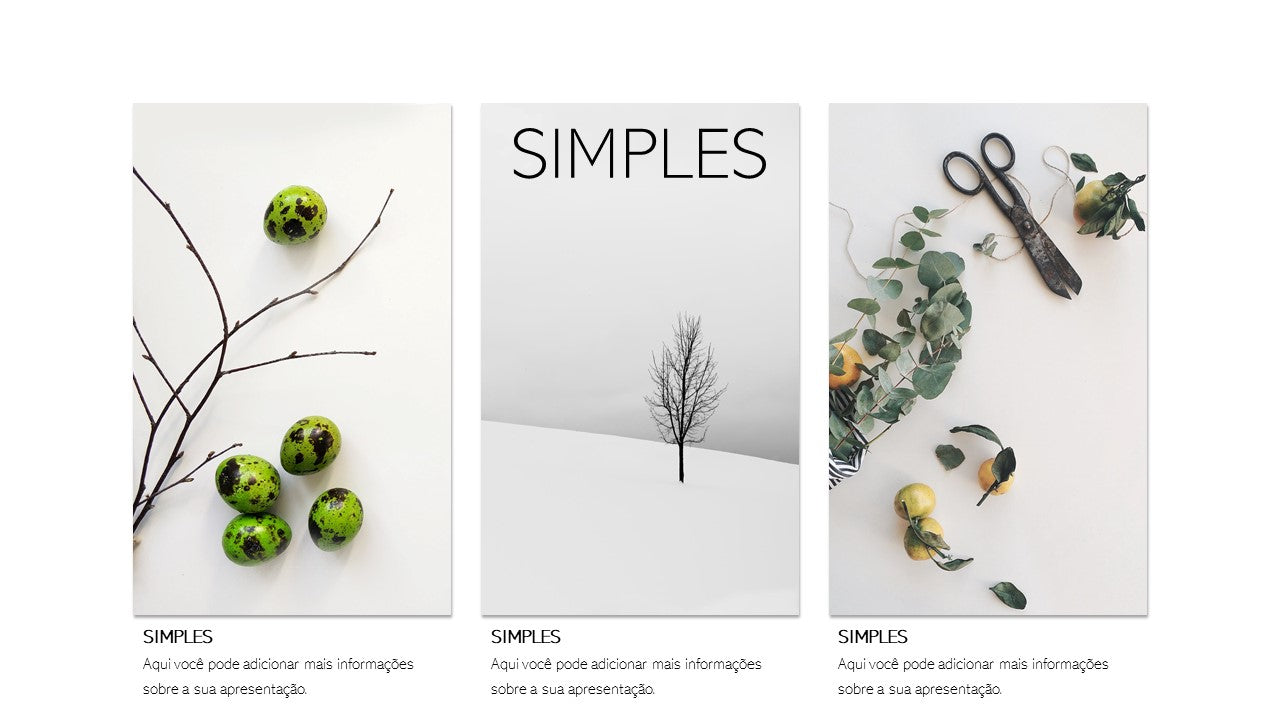Template PowerPoint Minimalista - 30 Slides Modernos Limpos Multiusos