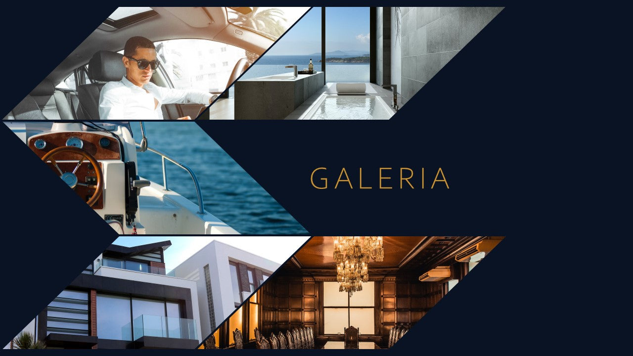 Template PowerPoint Luxo - 30 Slides Premium Sofisticados Multiusos