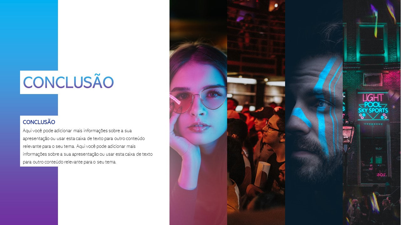 Template PowerPoint Eventos - 30 Slides Profissionais para Festas e Concertos Multiusos