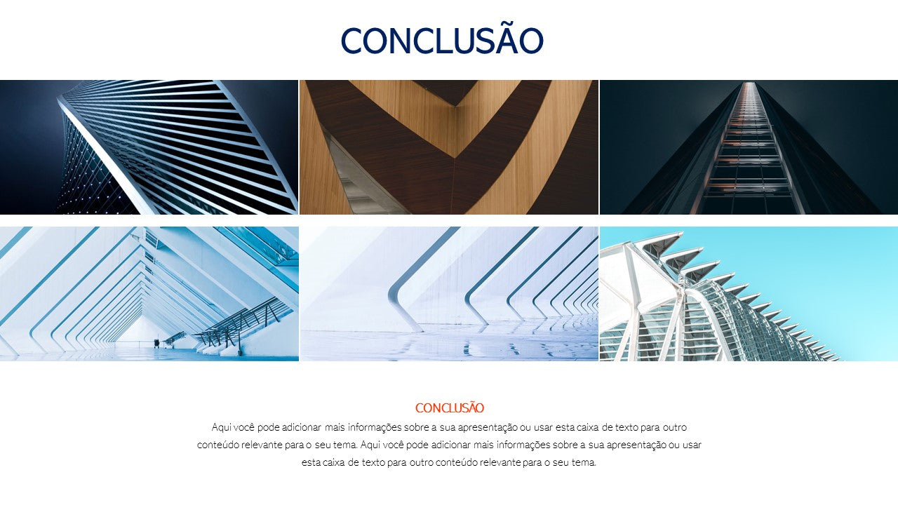 Template PowerPoint Arquitetura Moderna - 30 Slides Profissionais Multiusos