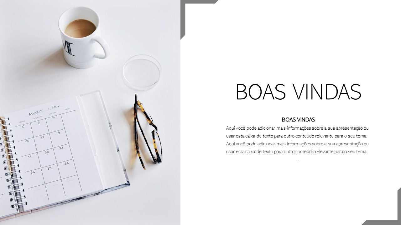 Template PowerPoint Minimalista - 30 Slides Modernos Limpos Multiusos