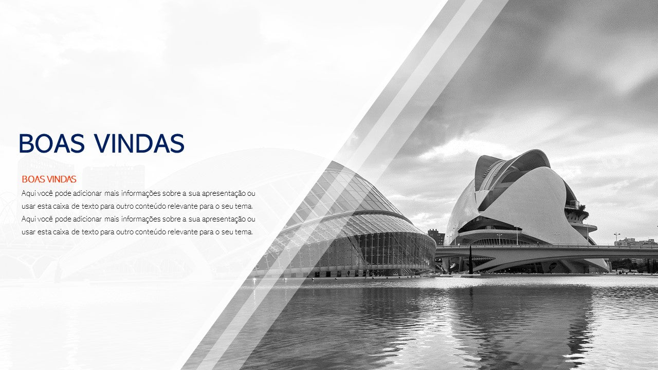 Template PowerPoint Arquitetura Moderna - 30 Slides Profissionais Multiusos