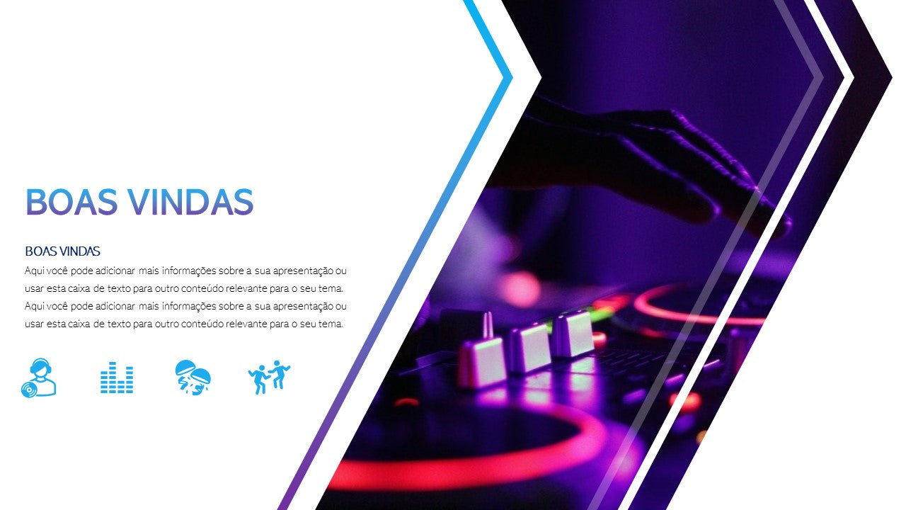 Template PowerPoint Eventos - 30 Slides Profissionais para Festas e Concertos Multiusos