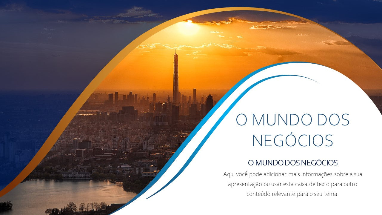 Template PowerPoint Mundo Empresarial - 30 Slides Corporativos Multiusos