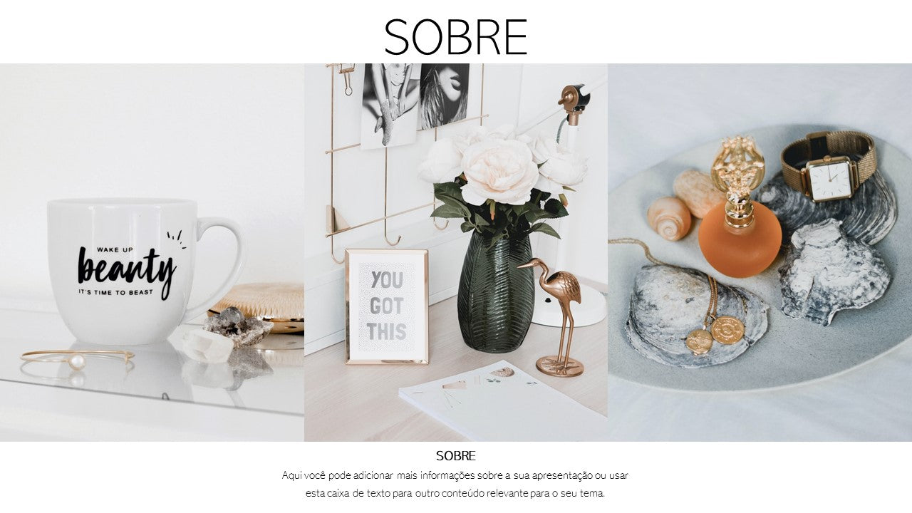 Template PowerPoint Minimalista - 30 Slides Modernos Limpos Multiusos