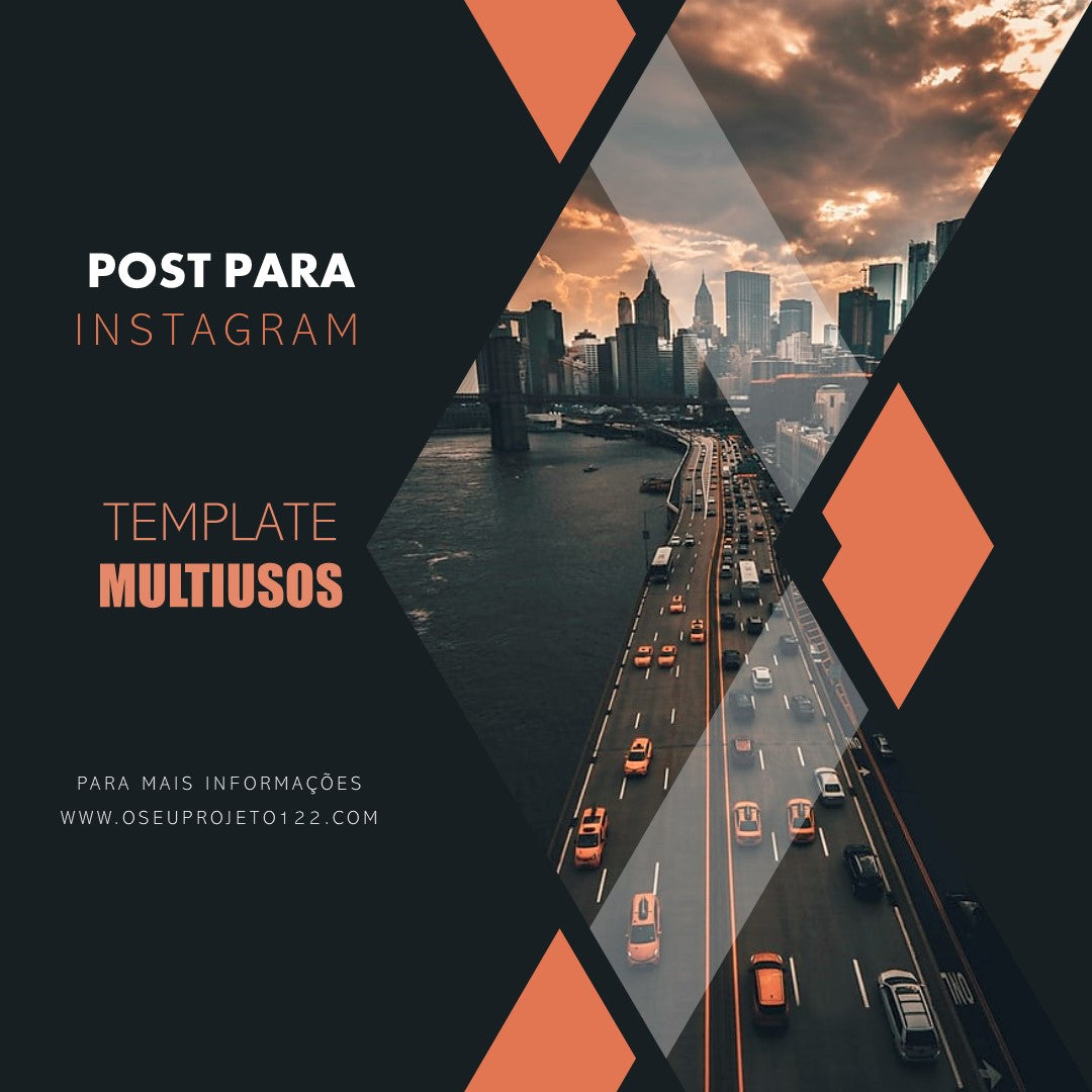 Template Instagram Grátis - Posts Multiusos para Redes Sociais