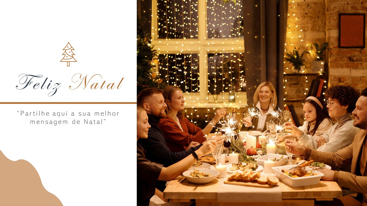 Template PowerPoint Natal em Família - 15 Slides Multiusos
