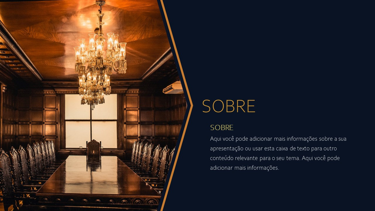 Template PowerPoint Luxo - 30 Slides Premium Sofisticados Multiusos