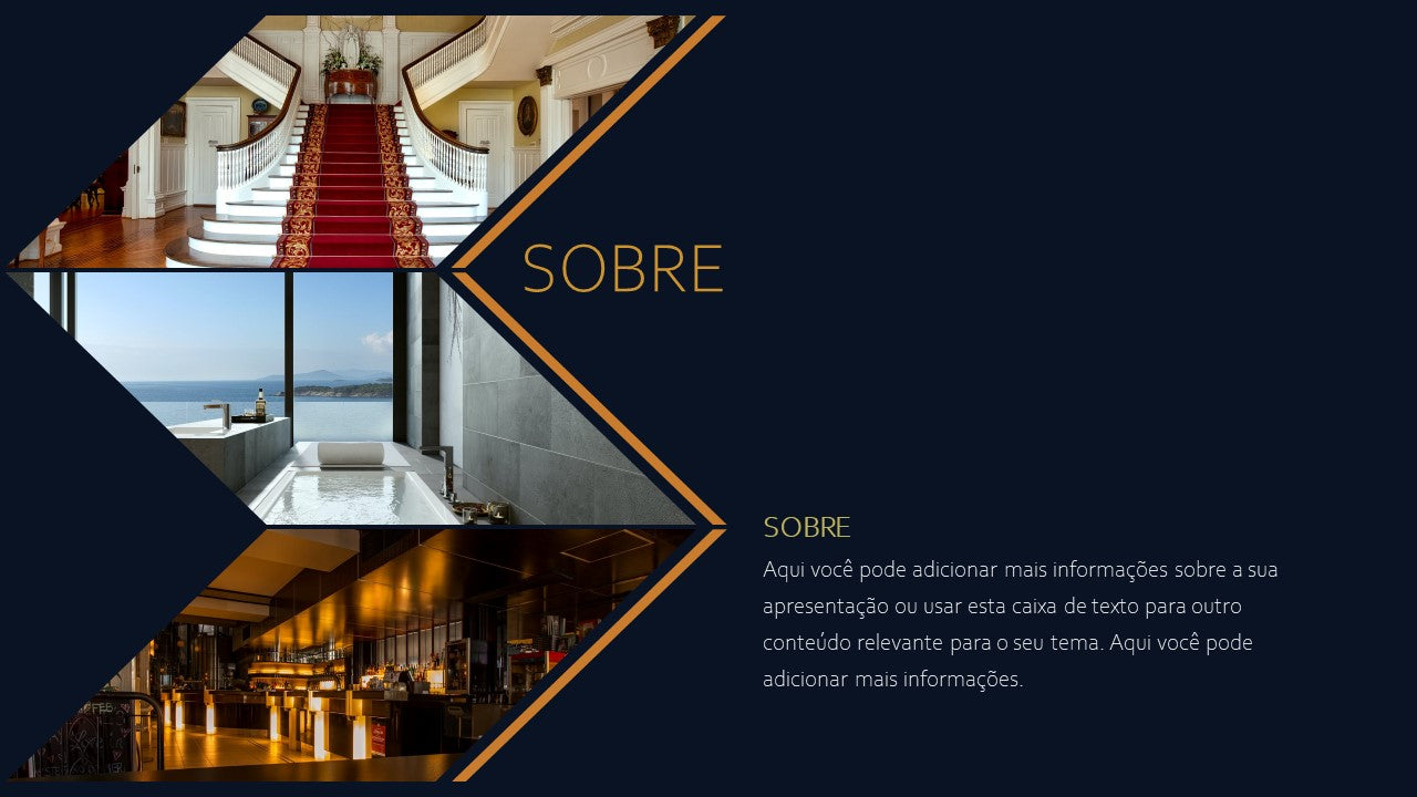 Template PowerPoint Luxo - 30 Slides Premium Sofisticados Multiusos