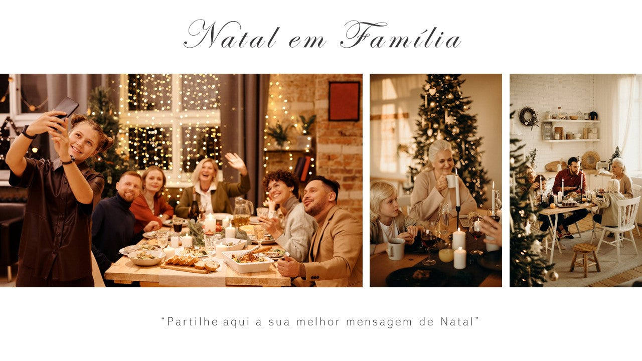 Template PowerPoint Natal em Família - 15 Slides Multiusos