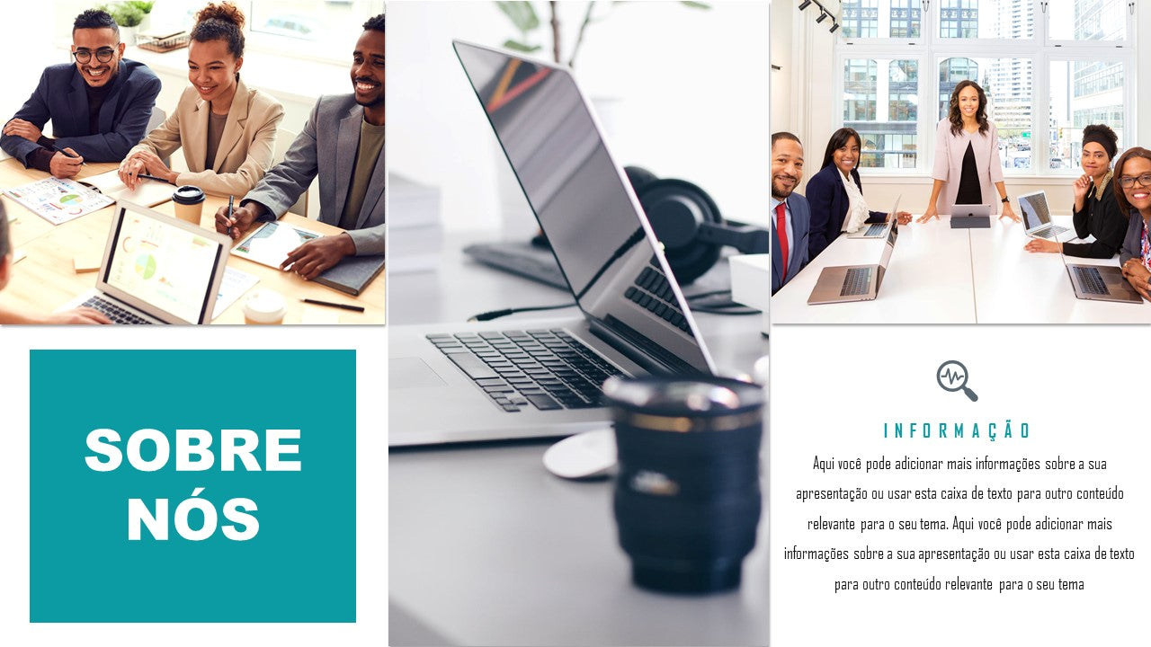 Template PowerPoint Empresarial - 30 Slides Profissionais Corporativos Multiusos