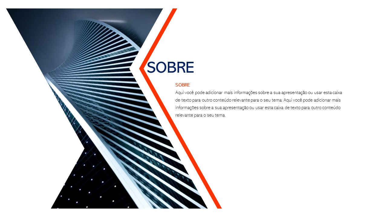 Template PowerPoint Arquitetura Moderna - 30 Slides Profissionais Multiusos