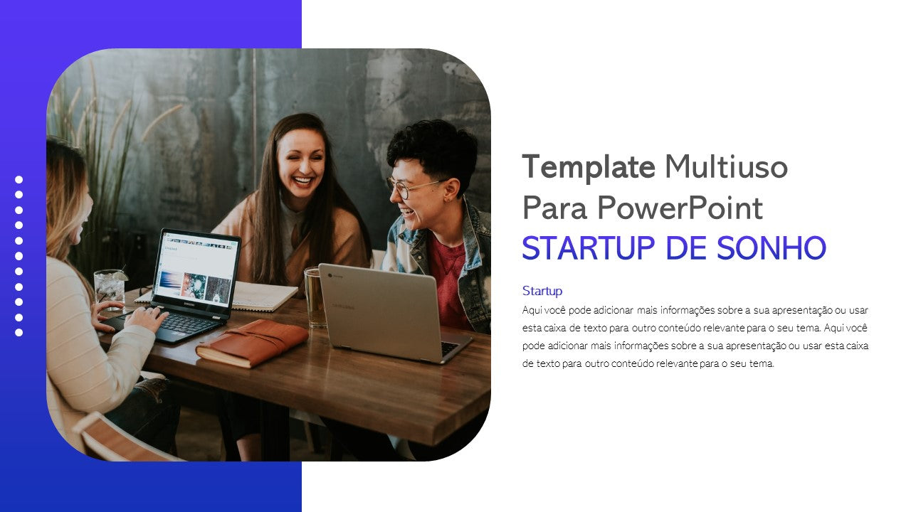Template PowerPoint Startup - 30 Slides Profissionais para Empreendedores Multiusos