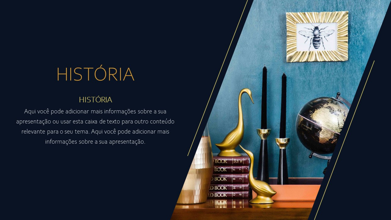 Template PowerPoint Luxo - 30 Slides Premium Sofisticados Multiusos