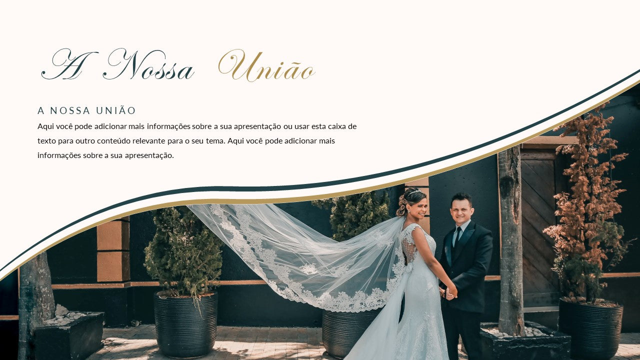 Template PowerPoint Casamentos - 30 Slides Multiusos Românticos
