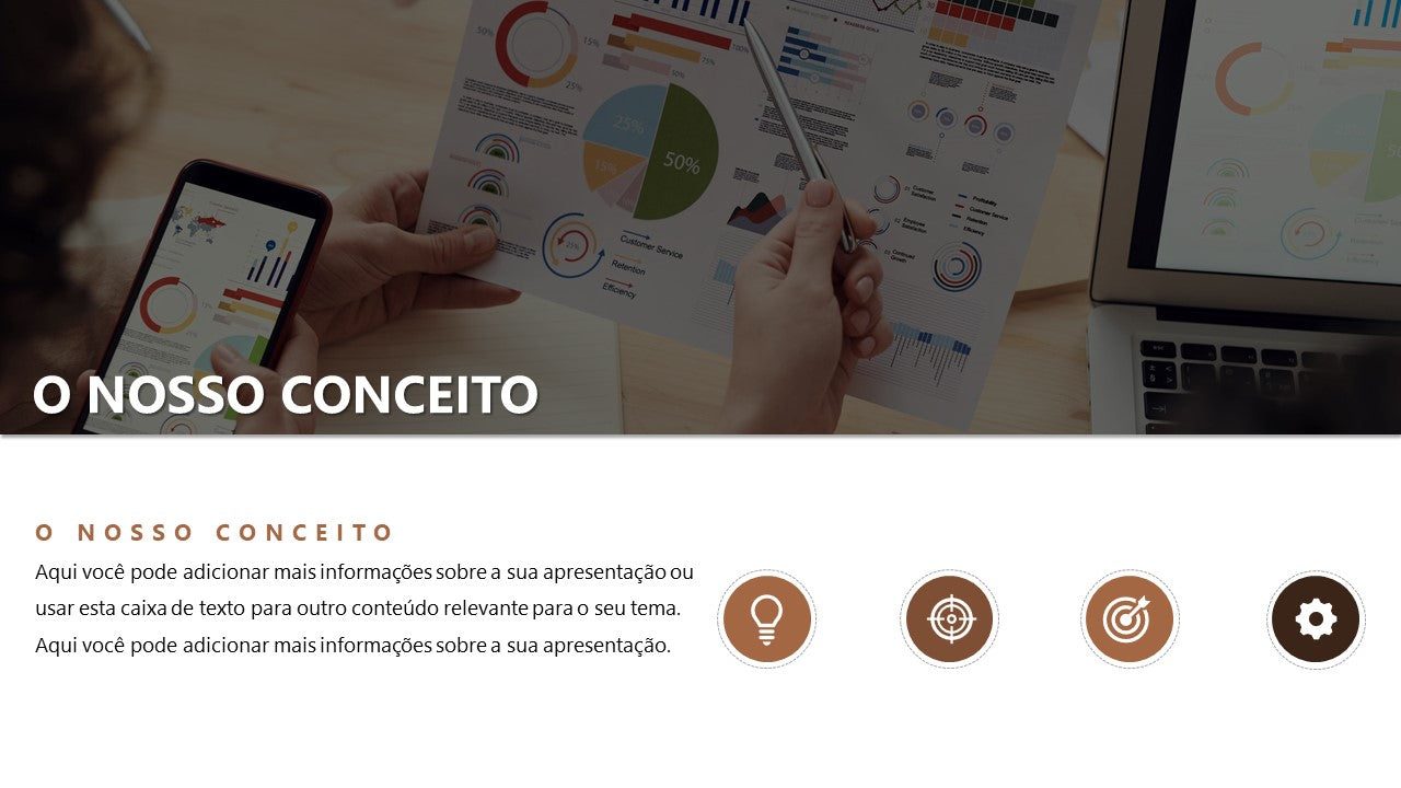 Template PowerPoint Projetos - 30 Slides Profissionais Multiusos