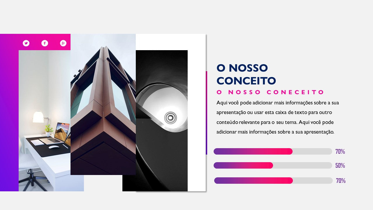 Template PowerPoint Corporativo - 30 Slides Profissionais Multiusos