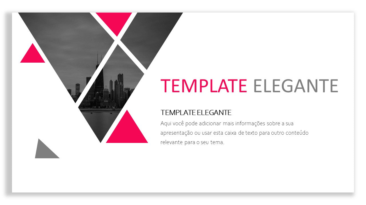 Template PowerPoint Elegante - 15 Slides Sofisticados Multiusos