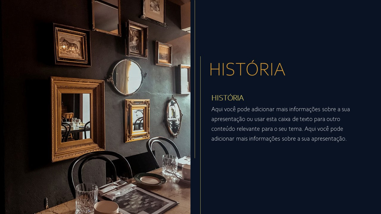 Template PowerPoint Luxo - 30 Slides Premium Sofisticados Multiusos