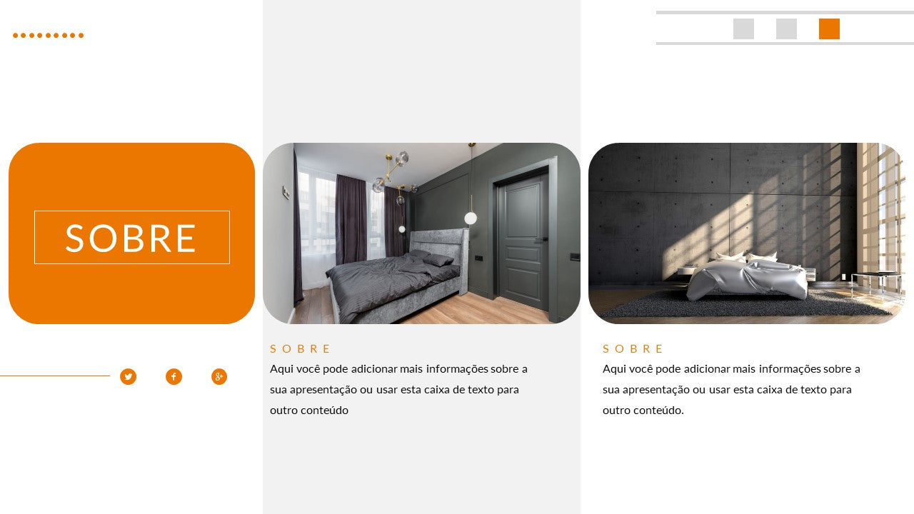 Template PowerPoint Design de Interiores - 30 Slides Profissionais Multiusos