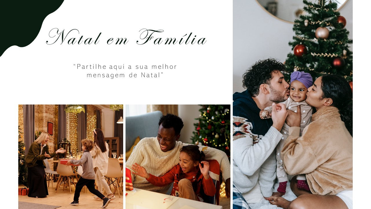 Template PowerPoint Natal em Família - 15 Slides Multiusos