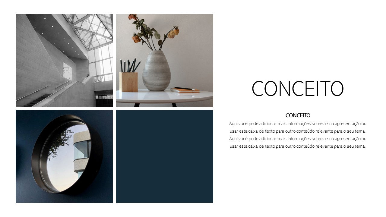 Template PowerPoint Minimalista - 30 Slides Modernos Limpos Multiusos