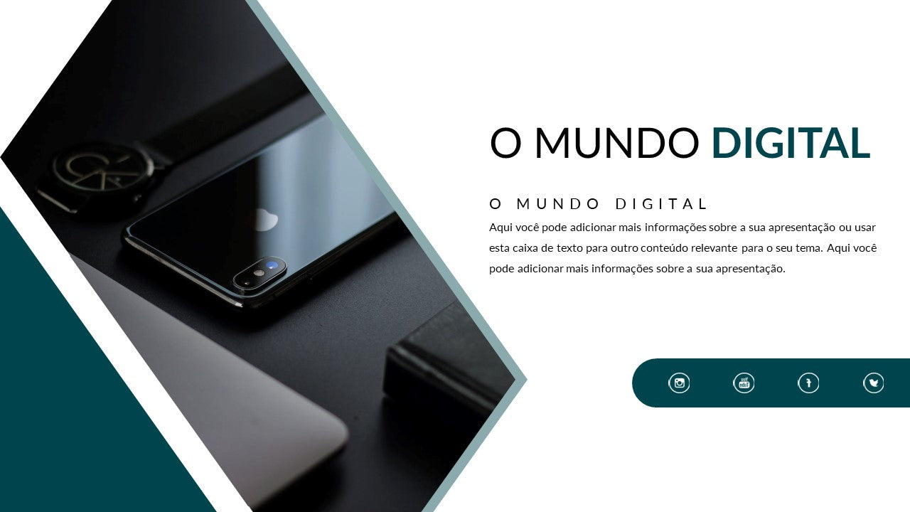 Template PowerPoint Tecnologia - 30 Slides Profissionais Multiusos