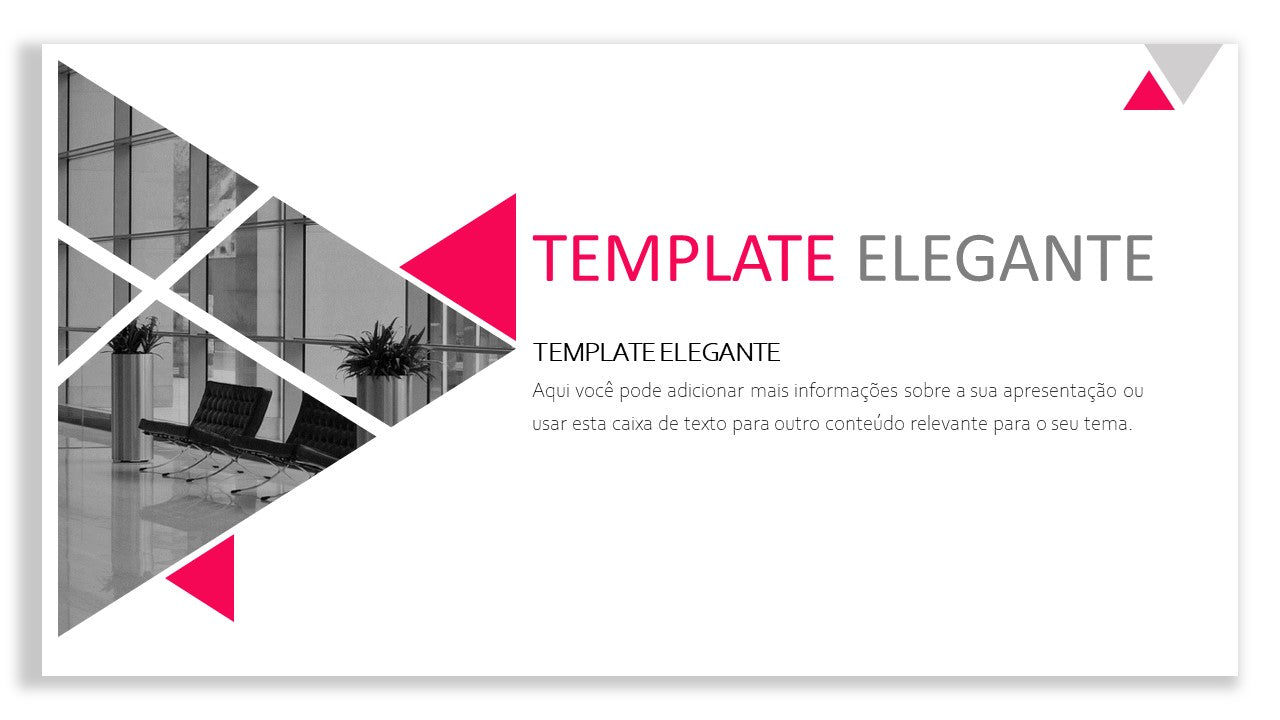 Template PowerPoint Elegante - 15 Slides Sofisticados Multiusos