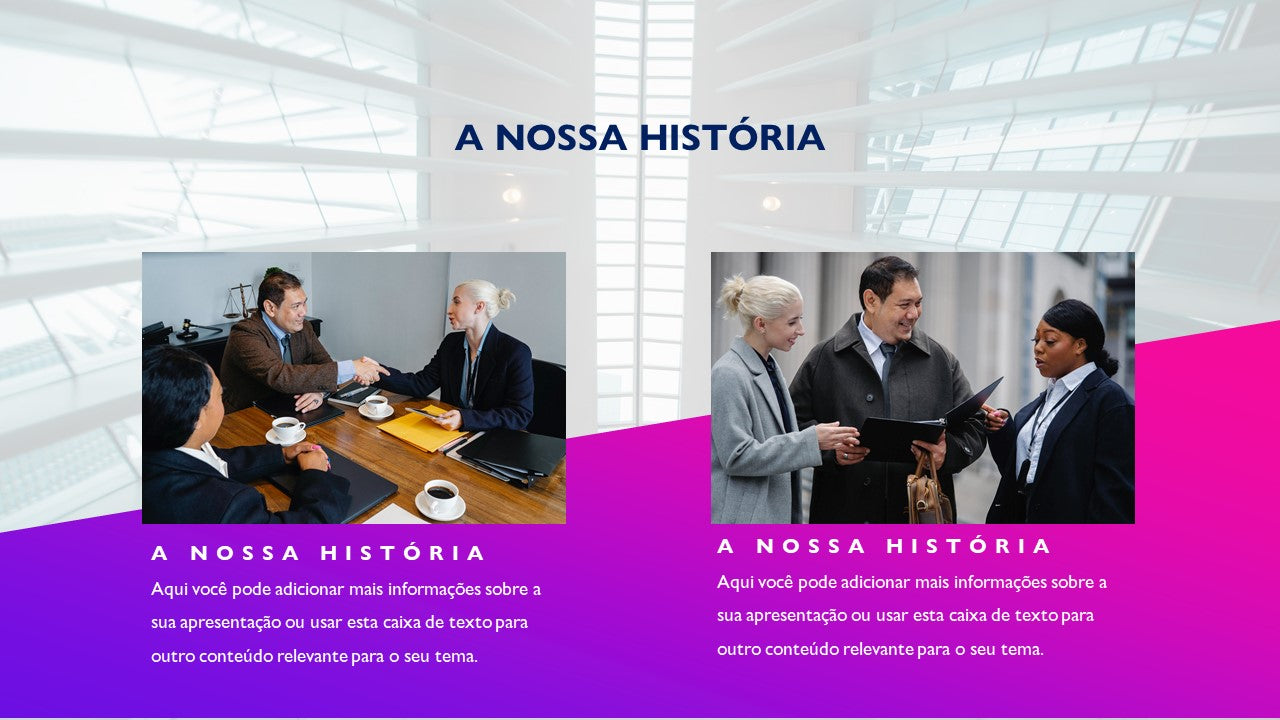 Template PowerPoint Corporativo - 30 Slides Profissionais Multiusos