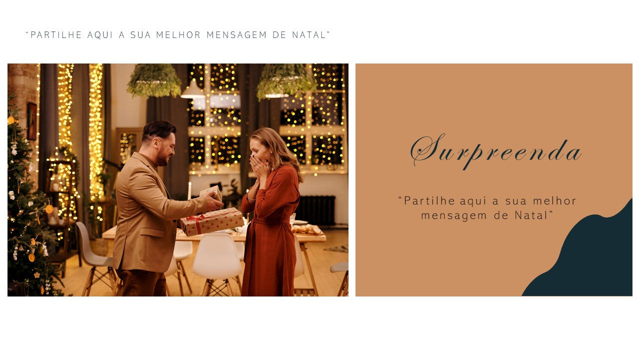 Template PowerPoint Natal em Família - 15 Slides Multiusos