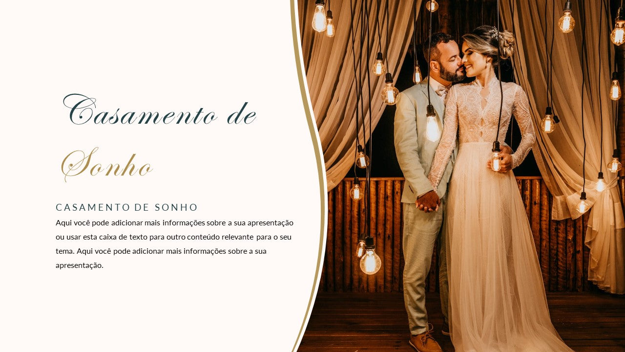 Template PowerPoint Casamentos - 30 Slides Multiusos Românticos