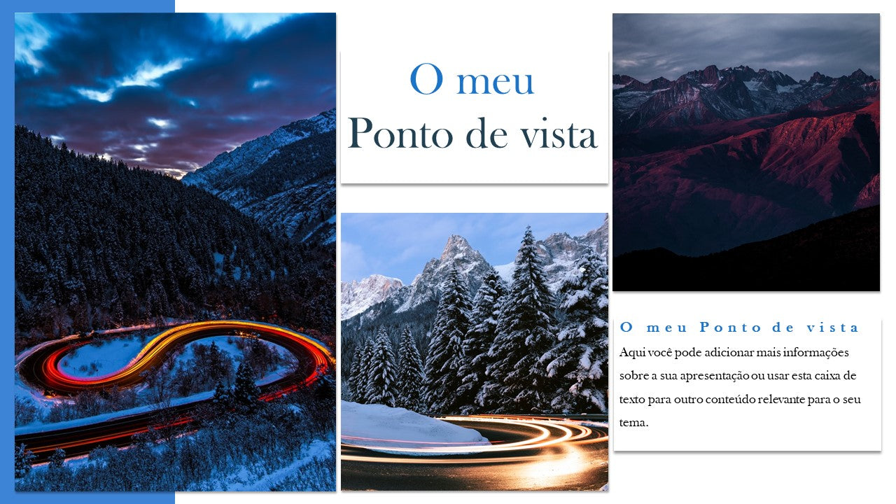 Template PowerPoint Portfólio Fotografia - 30 Slides Profissionais Multiusos