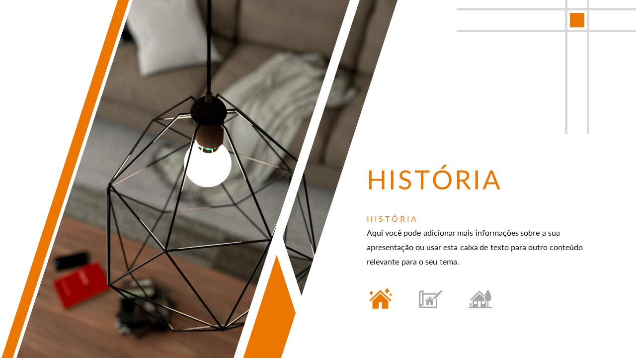 Template PowerPoint Design de Interiores - 30 Slides Profissionais Multiusos