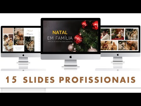 Template PowerPoint Natal em Família - 15 Slides Multiusos