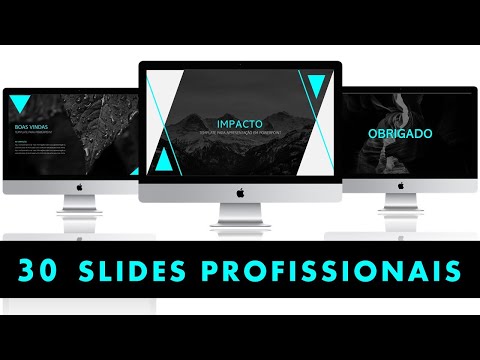 Template PowerPoint Impacto - 30 Slides Poderosos Profissionais Multiusos
